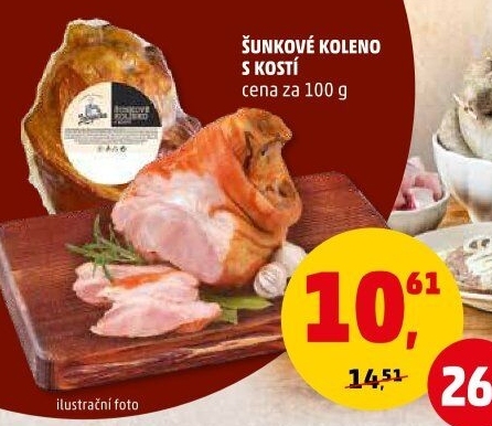 Šunkové koleno s kostí Dobrá česká Zabijačka