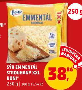 Sýr Ementál strouhaný Boni