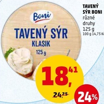 Sýr tavený Boni