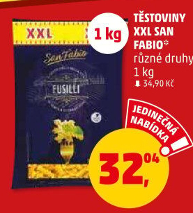 Těstoviny San Fabio