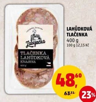 Tlačenka lahůdková Dobrá česká Zabijačka