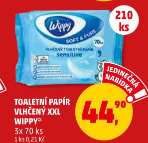 Toaletní papír vlhčený Wippy