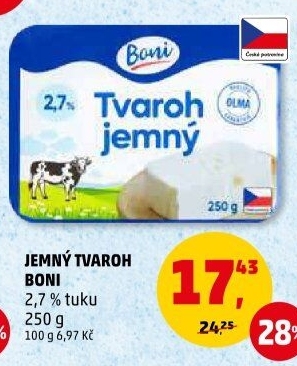 Tvaroh jemný Boni