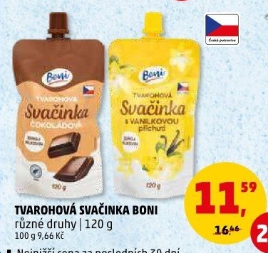 Tvarohová kapsička Svačinka Boni