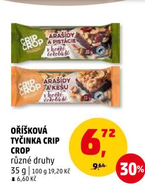 Tyčinka oříšková Crip Crop