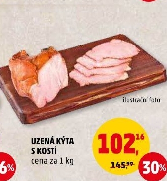 Uzená kýta s kostí