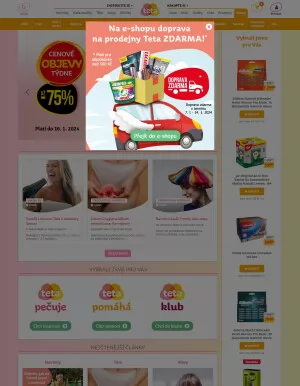 akční leták Teta drogerie 10.1.2024-16.1.2024