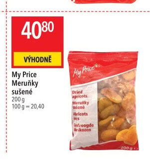My Price Meruňky sušené