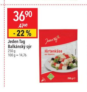 Jeden Tag Balkánský sýr