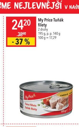 My Price Tuňák filety