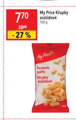 My Price Křupky arašídové
