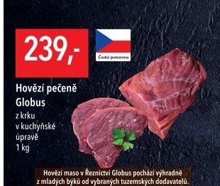 Hovězí pečeně Globus