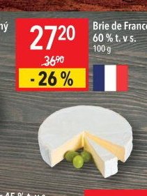 Brie de France 60 % t. v s.