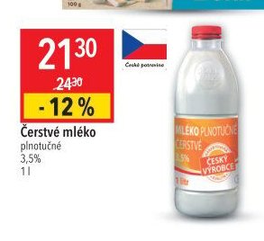 Čerstvé mléko