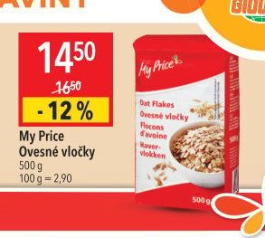 My Price Ovesné vločky