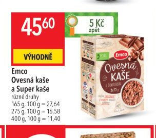Emco Ovesná kaše a Super kaše