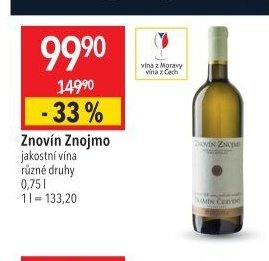 Znovín Znojmo jakostní vína