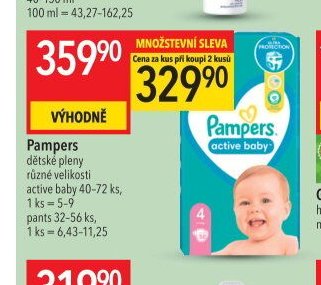 Pampers dětské pleny