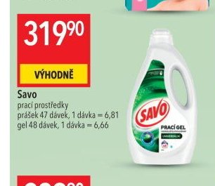 Savo prací prostředky