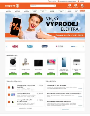 akční leták Expert elektro 10.1.2024-16.1.2024