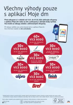 akční leták dm drogerie 11.1.2024-7.2.2024