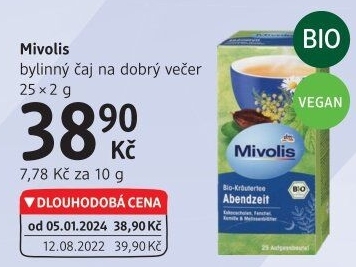 Čaj bylinný funkční Mivolis