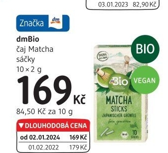 Čaj Matcha dm Bio