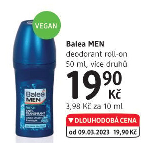 Deodorant kuličkový roll-on Balea