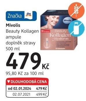 Doplněk stravy ampule Beauty Kollagen Mivolis