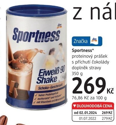 Instantní proteinový nápoj Sportness