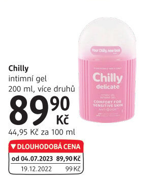 Intimní gel Intima Chilly