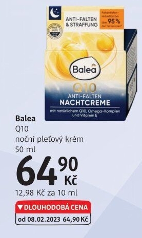 Krém pleťový Q10 Balea