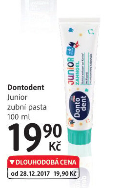 Pasta na zuby dětská Junior Dontodent