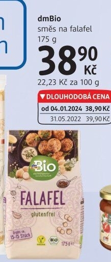 Směs na falafel dm Bio