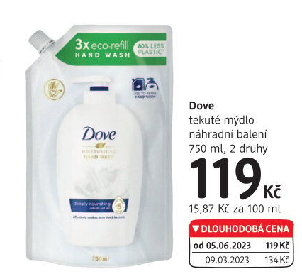 Tekuté mýdlo Dove - náhradní náplň