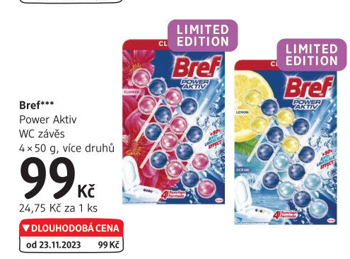 WC blok tuhý Power Aktiv Bref