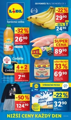 akční leták Lidl 15.1.2024-21.1.2024