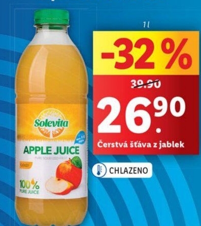 Ovocná šťáva Solevita