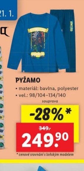 Pyžamo Ninjago