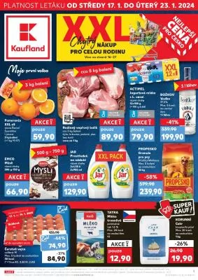 akční leták Kaufland 17.1.2024-23.1.2024