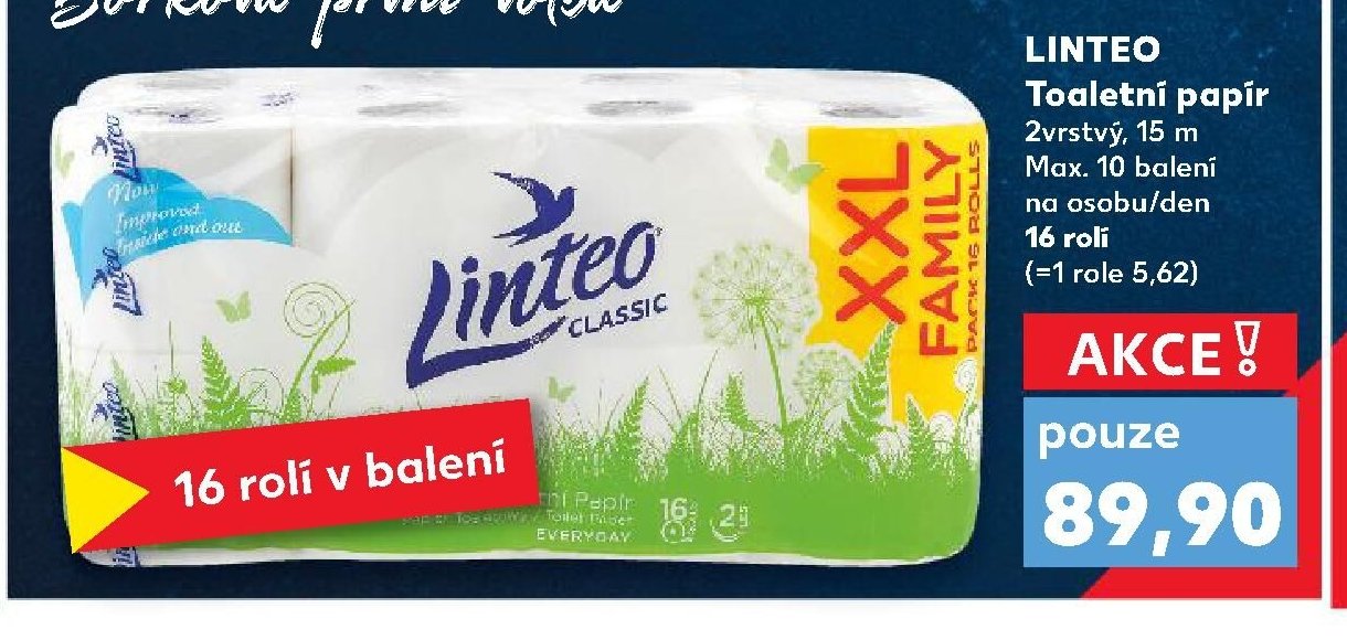 Linteo Toaletní papír