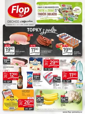 akční leták FLOP TOP 15.1.2024-21.1.2024