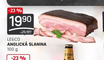 LE&CO ANGLICKÁ SLANINA
