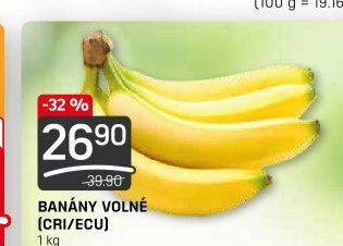 BANÁNY VOLNÉ