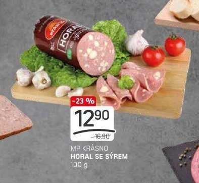 MP KRÁSNO HORAL SE SÝREM 100 g