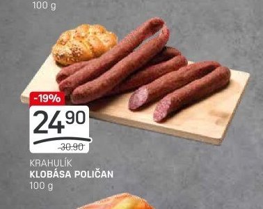 KRAHULÍK KLOBÁSA POLIČAN 100 g