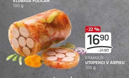 KRAHULÍK UTOPENCI V ASPIKU 100 g