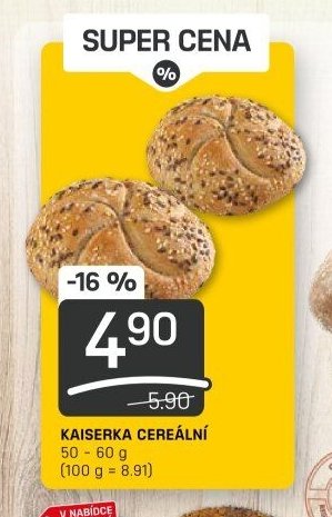 KAISERKA CEREÁLNÍ