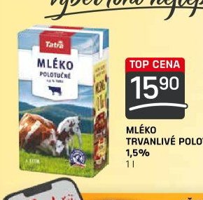 MLÉKO trvanlivé polotučné 1,5%