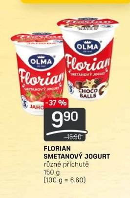 FLORIAN SMETANOVÝ JOGURT různé příchutě